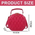 thumbnail image 2 of Bolso de mensajero para mujer, bolso de una sola pieza a la moda, bolso de cuero artificial con un solo hombro, bolso de cena, 2 of 5