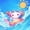 Blue White, variant on Manfei Kawaii Axolotl Queen Comforter Set,Beach Surfing Wave Comforter Sets Queen For Girls,Pink Blue,Colorful Stars Reversible,3-Piece,1 Comforter and 2 Pillowcases