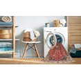 thumbnail image 2 of Ahgly Company Machine Washable Indoor Rectangle Traditional Red Area Rugs, 7' x 9', 2 of 7