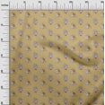 thumbnail image 3 of oneOone Velvet Light Brown Fabric Floral Craft Projects Decor Fabric Printed By The Yard 58 Inch Wide, 3 of 4