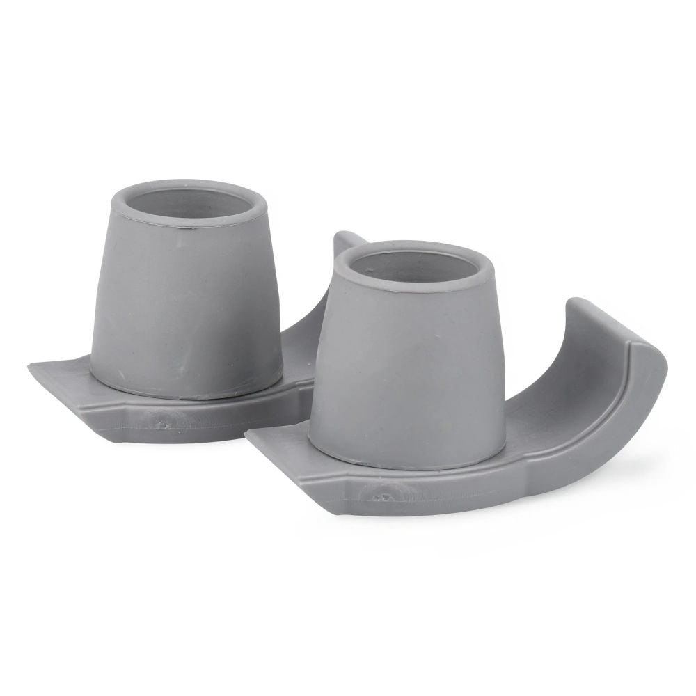 Equate Walker Ski Glides for Mobility Walkers, Gray, 1 Pair, Universal Fit