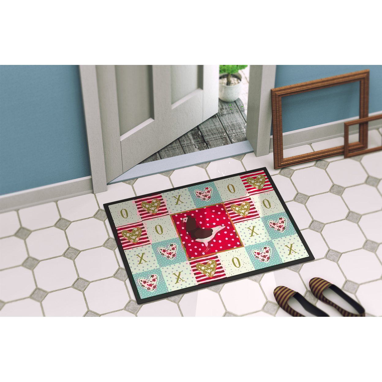 thumbnail image 4 of Caroline's Treasures CK5375MAT Capuchin Red Pigeon Love Door Mat, Indoor Rug or Outdoor Welcome Mat 18x27 Doormat, 27"L, 4 of 4
