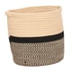 thumbnail image 4 of Cesta de almacenamiento Macarena para ropa tejida decorativa, 4 of 8