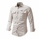 thumbnail image 2 of Camisa de ropa de trabajo para hombres, ropa de trabajo de talla grande, camisa de algodón de manga larga, suelta Pompotops  oipoqjl25842, 2 of 2