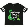 thumbnail image 3 of Inktastic My Grandpa Loves Me Dinosaur Boys Toddler T-Shirt, 3 of 5