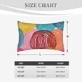 thumbnail image 6 of Balery Colorful Wool Balls Bedding Queen Pillow Cases - Envelope Closure - Soft Brushed Microfiber Fabric - Shrinkage and Fade Resistant Pillow Cases-20"x30", 6 of 9