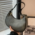 thumbnail image 4 of CNKOO Women Crescent Bag Large Capacity Chic Sling Bag Daily Dating Bag (Brown), 4 of 9