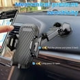 thumbnail image 4 of Universal Multifunctional Car Phone Holder, Black, Adjustable Width 50-100mm, ABS/PP/PVC, XP019, 4 of 8