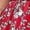 Red, variant on Women'S Chiffon Floral Dresses Casual Summer Boho Flutter Sleeve Flowy Western Dress Apricot M