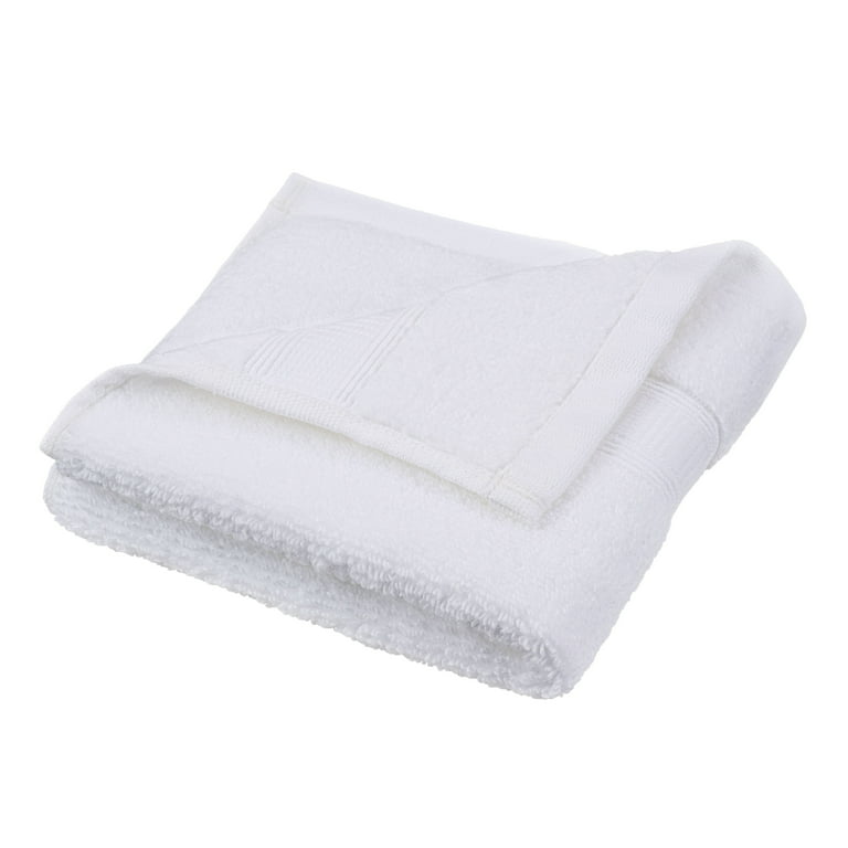 Hotel Collection 900 GSM Long Staple Combed Cotton 6-Piece Towel Set, 2 Bath, 2 Hand, 2 Face White/Choco