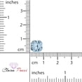 thumbnail image 4 of 3 ct 8.5x8.5mm Asscher Cut VVS1 Simulated Blue Aquamarine March Birthstone, 4 of 5