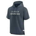 thumbnail image 2 of Men's Fanatics Navy Denver Broncos Elements Future Ground Lettering Short Sleeve Pullover Hoodie, 2 of 3