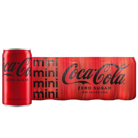 Coca-Cola Zero Sugar Soda Pop, 8 fl oz, 20 Pack Cans