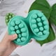 thumbnail image 4 of Molde Paquete de 2 moldes de jabón de silicona para barra de masaje - Moldes de silicona para hacer jabón, moldes de jabón hechos a mano, antiadherentes y sin Bpa (azul y verde men, 4 of 5