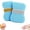 Blue* 2pcs, variant on Sponge Soap Saver Pouch, 2 Pack Dual-Sided Exfoliating Loofah Mesh Soap Bag with Adjustable Wrist Strap and Hanging Loop, Reusable Soap Holder for Shower, Gym and Travel