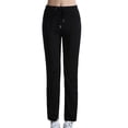 thumbnail image 2 of ATENAR Leggings for Women Loose Pants Casual Comfortable Leggings Black S, 2 of 7