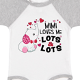 thumbnail image 4 of Inktastic Mimi Loves Me Lots and Lots- Cute Elephant Boys or Girls Baby Bodysuit, 4 of 5