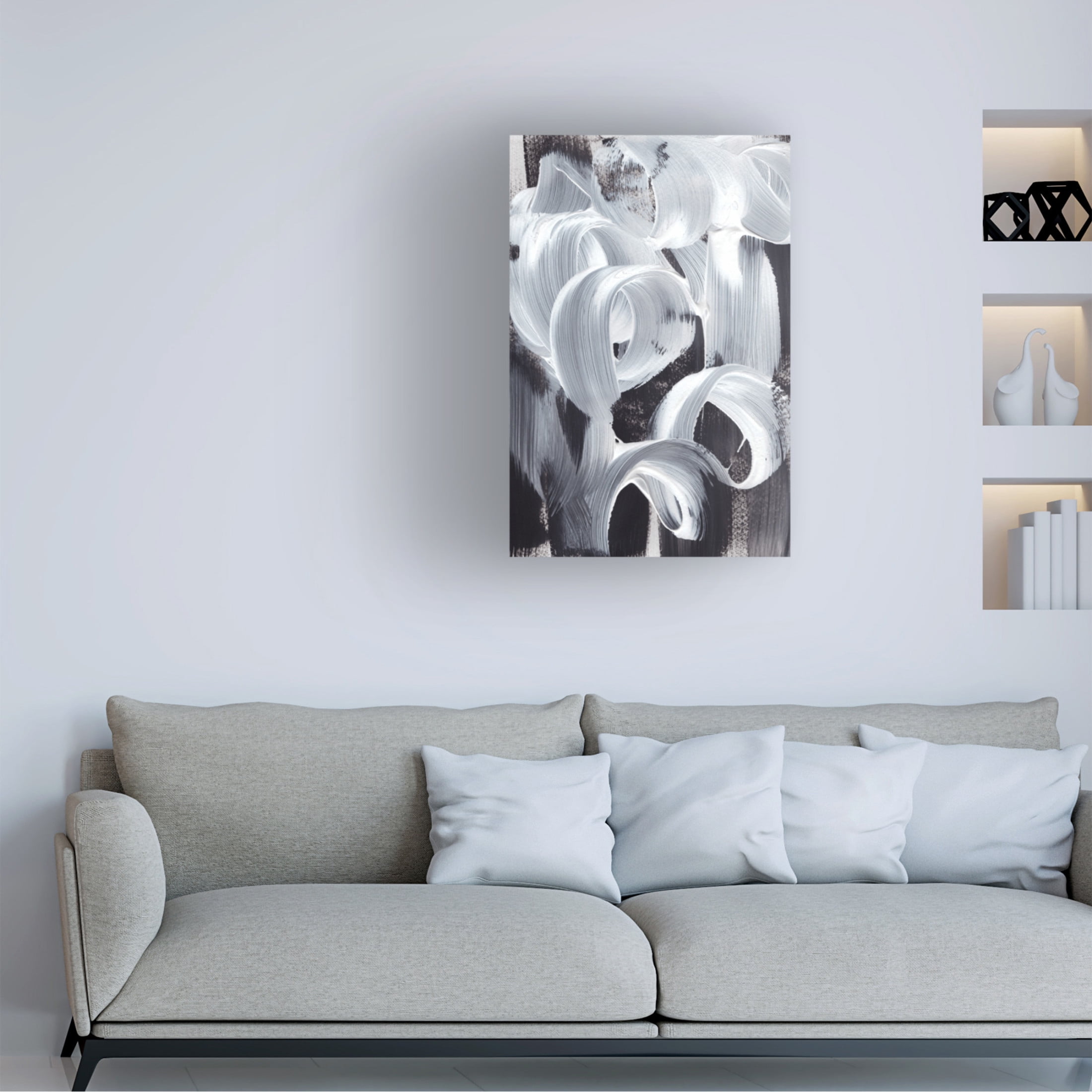 Trademark Fine Art uplusmestudio   Abstract Loops Canvas Wall Art