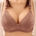 thumbnail image 2 of Gibobby Sujetador sin de realce para mujer, soporte cómodo, sin sujetadores con aros, ropa interior para el día a día Sujetadores para mujer(Rosa caliente,38), 2 of 4