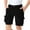 Black#9527, variant on Toddler Boys School Uniform Shorts Straight Leg Shorts for Boys Casual Solid Color Buttons Cozy Summer Shorts for Children