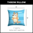 thumbnail image 3 of Bluey Roll Call Chilli Kids Printed Throw Pillow, 18 x 18 inches, 3 of 5