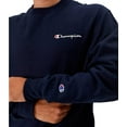 thumbnail image 2 of Champion Life Men's Reverse Weave Chest Embroidered Script Crew Neck Fleece X-Small, Navy, 2 of 15