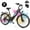 Black, variant on ESKUTE Electric Bike for Adults – 1300W Peak Power Ebike, 28MPH Step-Thru E-Bicycle with 840Wh Removable Battery, Up to 70-Mile Range, 26" Tires, 7-Speed Adjustable Stem, white