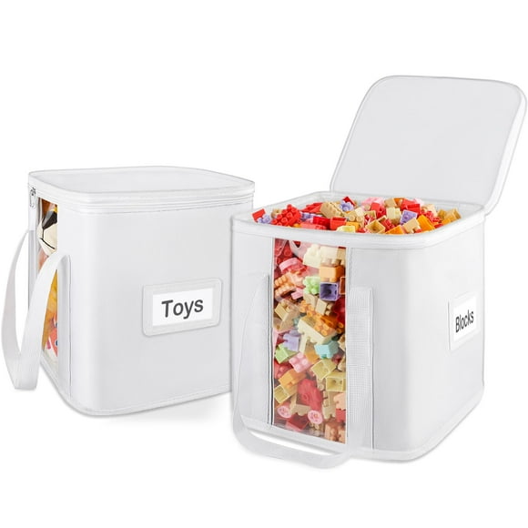Cubo de almacenamiento Toy Cube ANROYE, organizador de bloques de construcción para niños