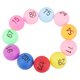thumbnail image 2 of 150 bolas de lotería de colores surtidos, bolas de números PP para decoración de fiestas de juegos (número 1-150), 2 of 5