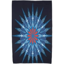 Simply Daisy 30" x 60" Sea Wheel Geometric Print Beach Towel
