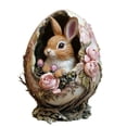 thumbnail image 2 of Easter Table Decorations,Easter Bunny Wooden Table Centerpieces Vintage,Rabbit Tabletop Signs,Rustic Farmhouse Decorative for Spring Home Office,Tiered Tray Decor,Party Favor Supplies 2D, 2 of 6