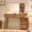 Walnut, variant on MODERNLUXE Makeup Vanity Desk with Mirror and Lights,Vanity Desk with 5 Drawers,Storage Shelves,3 Lighting Modes and Adjustable Brightness Dressing Table,Walnut