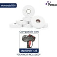 thumbnail image 5 of Perco White Pricing Labels for Monarch 1136 - 3 Sleeves, 24 Rolls Value Pack - 42,000 Labels with Ink Rolls Included, 5 of 7