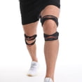 thumbnail image 4 of Estabilizador Rodilla Ajustable Almohadilla Deportiva para La El Fitness Deportivo () Naranja, 4 of 6