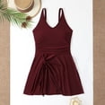 thumbnail image 7 of Womens Bathing Suits, Swim Dress Women, Ladies Swimsuits, One Piece Swimsuit Women, Women Plus Size Swim Dress Swimsuit One Piece Tummy Control Bathing Suits Criss Cross Swim Suits 2026, Wine 3XL, 7 of 7