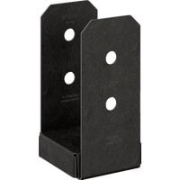 Simpson Strong-Tie Outdoor Accents Avant Collection ZMAX 4X4 Black Post Base