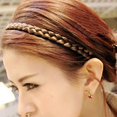 thumbnail image 6 of Besufy Wig Braided Headband Women Vintage Bohemian Forehead Twist Braided Stretch Elastic Headband Hair Band, 6 of 7