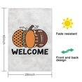 thumbnail image 5 of Thanksgiving Fall Maple Leaves Pumpkin Garden Flag Double Sided Welcome Flag for Garden Lawn Spring Thanksgiving Christmas Autumn Decorative Garden Flags Size, 5 of 6
