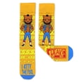 thumbnail image 2 of Freaker Feet Unisex Fun Colorful Cotton Socks, Mr. T, I Kitty the Fool, 2 of 2