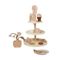 thumbnail image 4 of Milaget Afternoon Tea Set Toy Mini Kitchen Pretend Play Role Play Little Girls Tea Party Ice cream set toy, 4 of 9