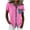 Hot Pink, variant on hotojiny Women's Button Down Shirts Short Sleeve Collared Jean Western Shirts Summer Tops Dressy Casual Work Denim Blouses