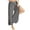 Dark Gray, variant on Mchoice Womens Pants Waist Wide Leg Flowy Yoga Pants Casual Solid Color Long Loose Side Slit Pants