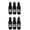 Black, variant on Dirty 30 (thirty) Beer Bottle Coolie Coolie (6 Pack, Black)