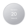 thumbnail image 1 of Open Box - Google Nest Thermostat GA01334-CA – Smart Wi-Fi Programmable Thermostat for Home, Energy Saving - Snow, 1 of 2