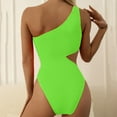 thumbnail image 6 of Travelwant Women's Bathing Suits One Shoulder Cutout One Piece Swimsuit Swimwear Monokini, 6 of 7