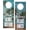 Palm Trees, variant on Do Not Disturb Door Hanger Sign, Dual Sided, Please Do Not Disturb Welcome Please Knock Door Sign for Home, Office, Meeting, Recording Room, 9.5" x 3.8" (Pack of 2)