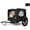 Black + Steel, variant on Heavy-Duty Collapsible Pet Bike Trailer with 16" All-Terrain Wheels & Universal Hitch – Foldable Dog/Cargo Carrier for Bicycles,Black + Dark Gray