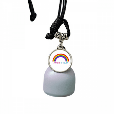 

All Love Is Equal Art Deco Fashion Wind Chimes Bell Car Pendant