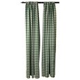 thumbnail image 1 of LA Linen BDcheck58x96_2Pk_HunterGreenK20 LA Linen Pack 2 Polyester Gingham Checkered Backdrop, 58 by 96-Inch,Green/White, 1 of 4