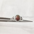 thumbnail image 6 of Natural Unakite Jasper Ring, Unakite Jasper Gemstone Ring, Tiny Bohemian Ring, 925 Sterling Silver, Designer Womens Ring, Christmas Thanksgiving, Handmade Statement Jewelry, Natural Jasper, 6 of 8